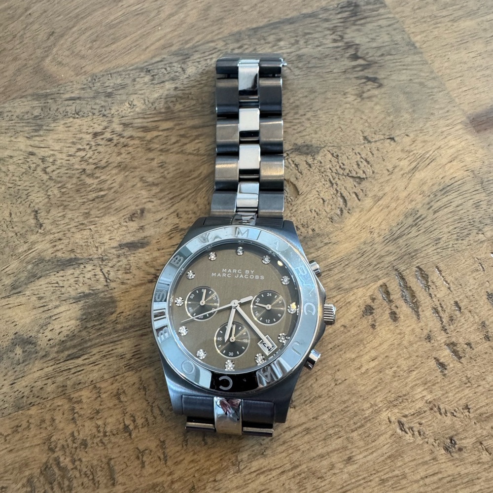 Marc by Marc Jacobs Women’s Watch in Graphite and Silver